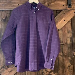 CABIN CREEK Vintage Purple Plaid Button-down Shirt